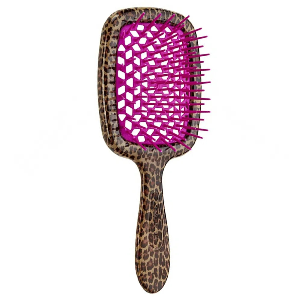 Janeke Superbrush Small Leopard Fuchsia