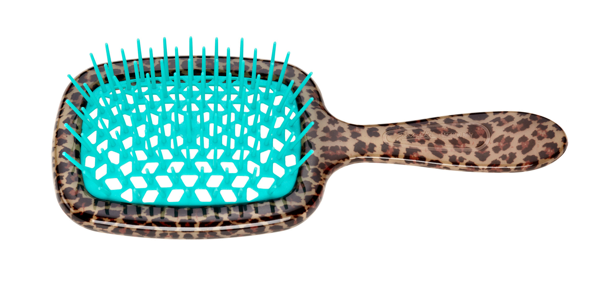 Janeke Superbrush Small - Turquoise Spotted