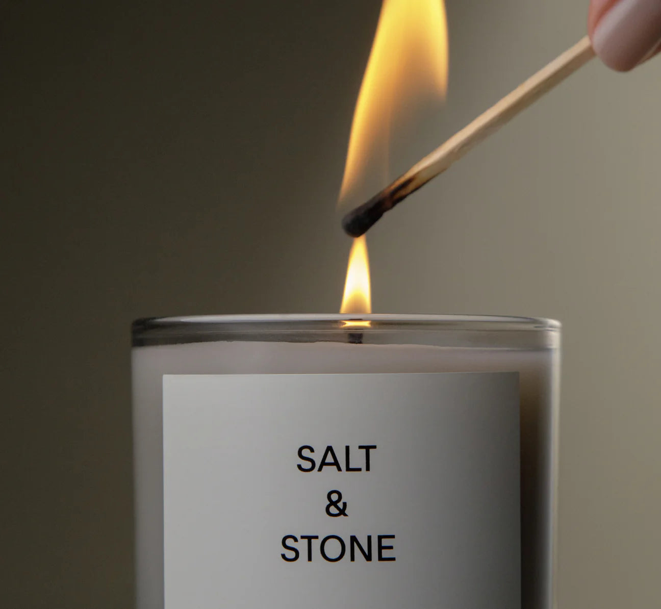 Salt&Stone Kerze Feige & Veilchen