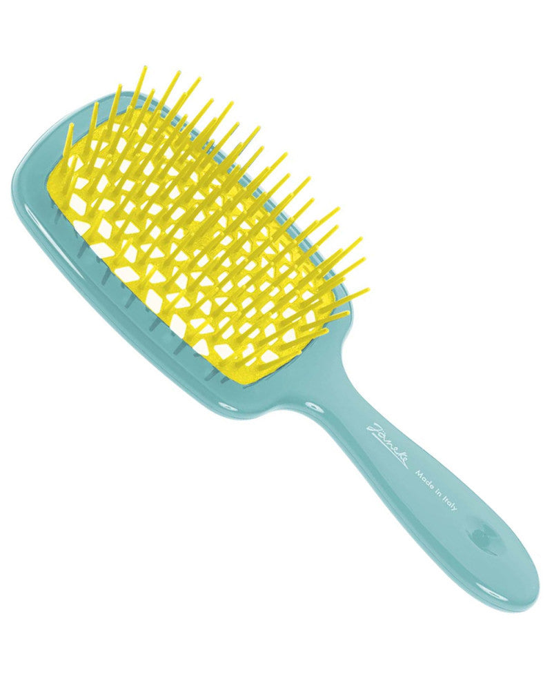 Janeke Superbrush Türkis und Gelb