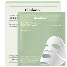 Biodance Erfrischende Tiefenmaske mit Seetang, 4er-Set