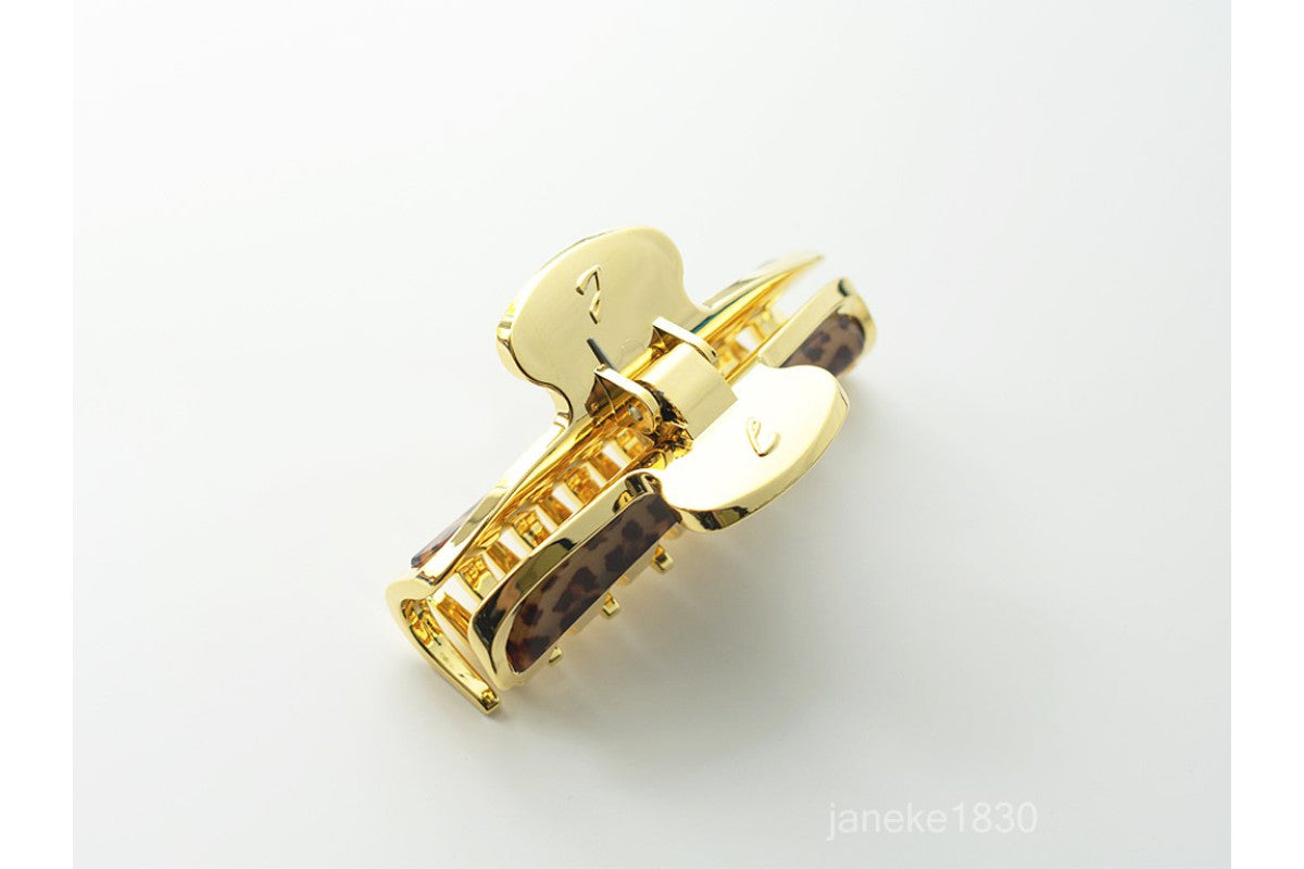 Janeke Haarspange Gold Leopard 8 Zähne