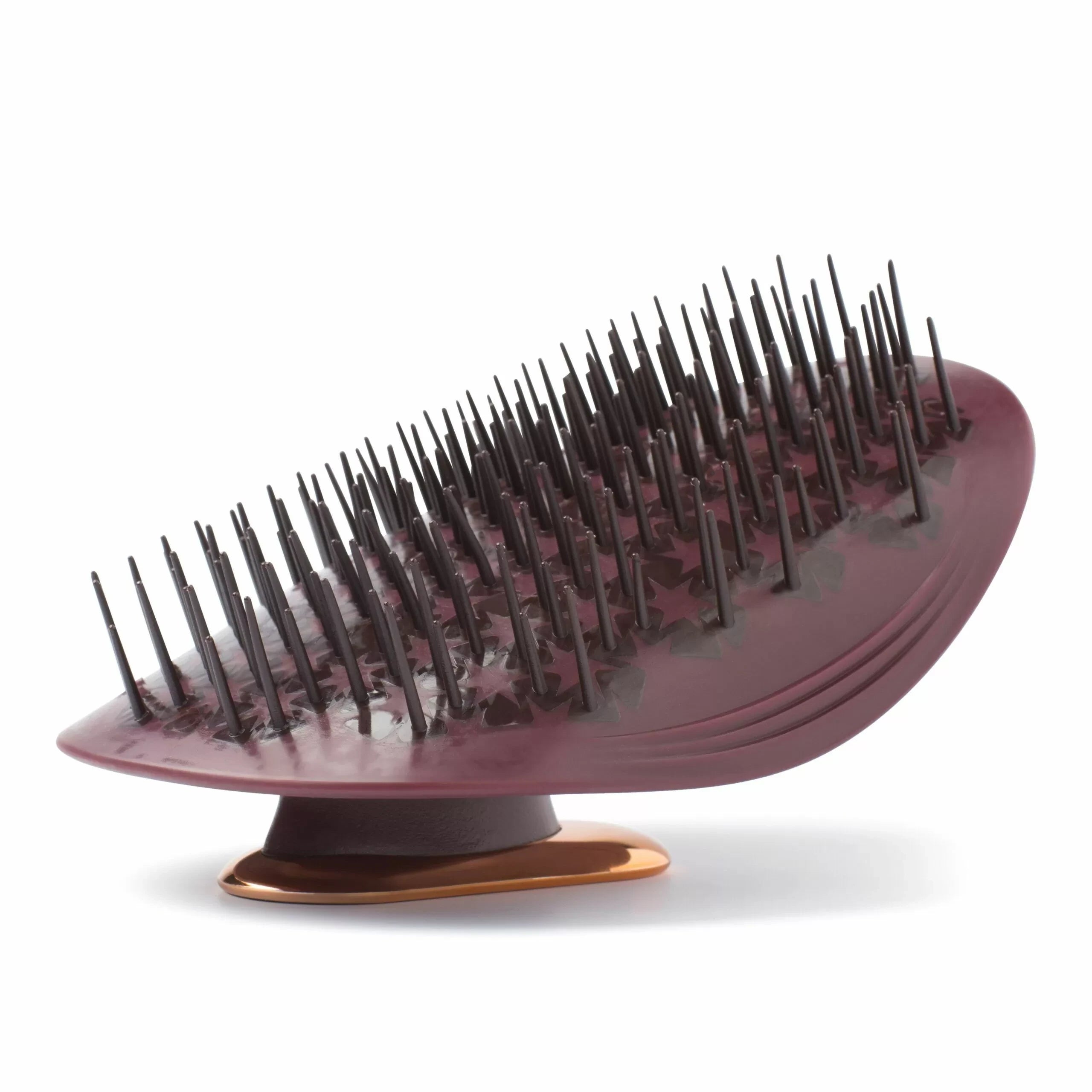 Manta Healthy Hair Brush - Burgundy/Rose Gold