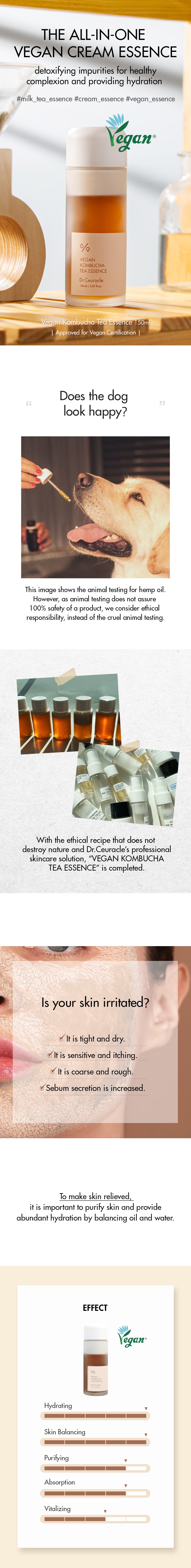 Dr. Ceuracle Vegane Kombucha-Tee-Essenz